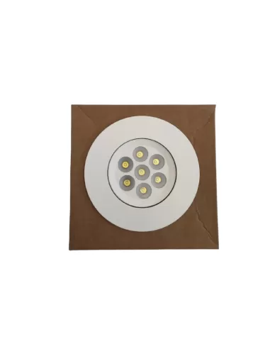 Domino led 7i1022402m21 perpetua 7j 24v dim nw med v blanco